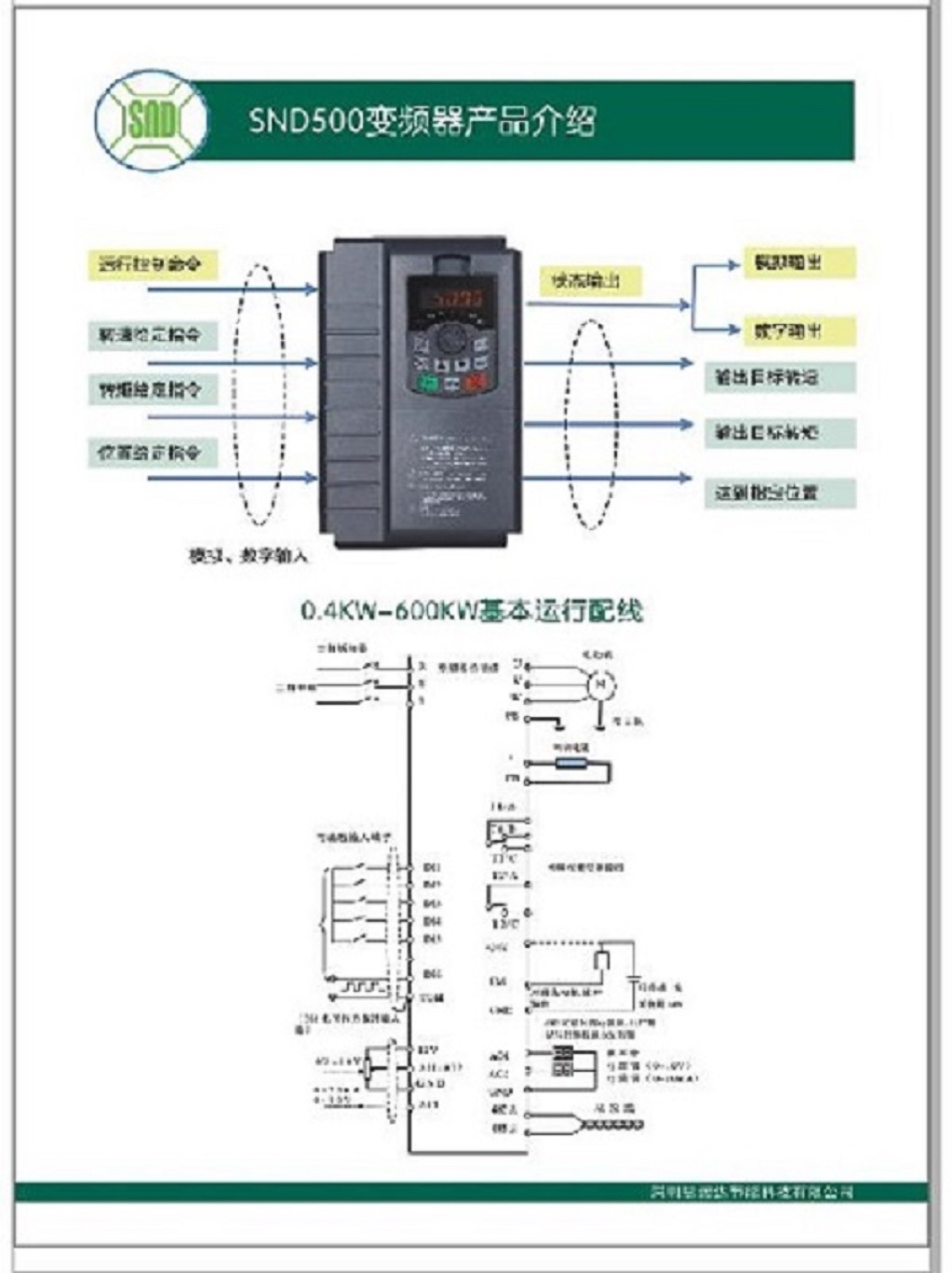 SND500變頻器節(jié)能系統(tǒng)應(yīng)用案例